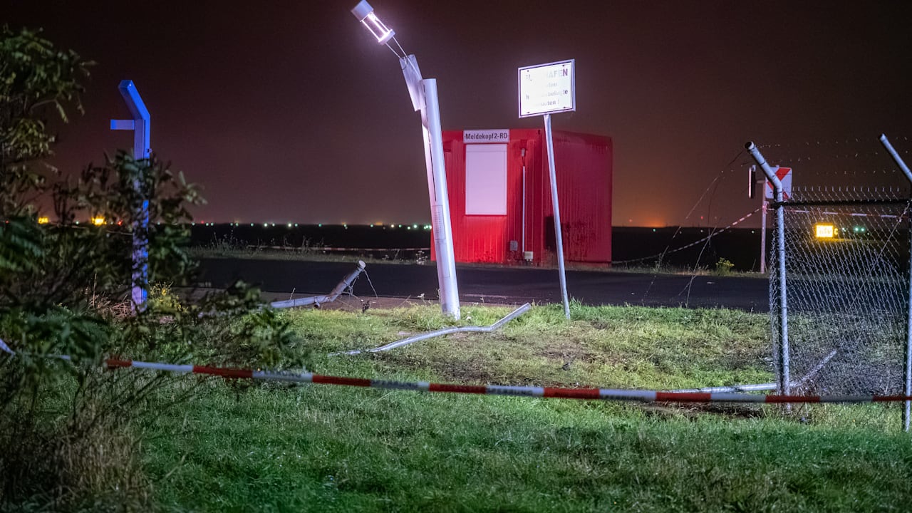 Sicherheitsvorfall am Flughafen Leipzig: Auto soll Zaun durchbrochen haben