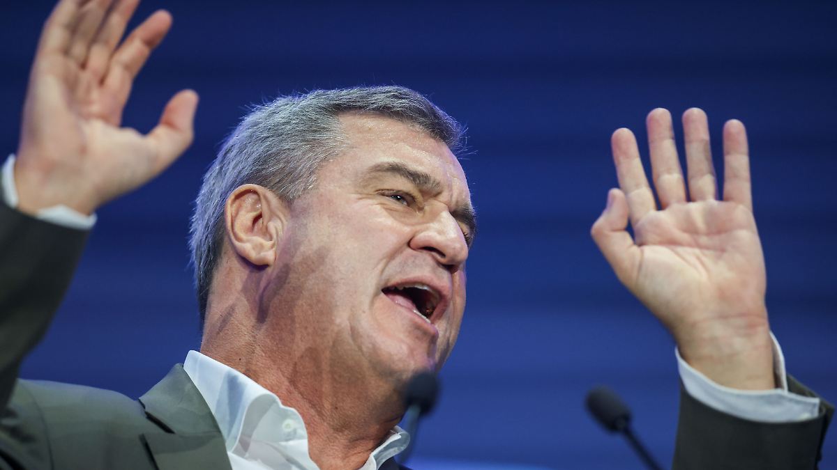 Söder attackiert AfD und Linke – und hält sich bei der SPD zurück